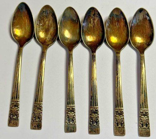Vintage silver plated spoon - ,