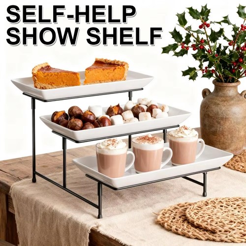 Tier serving platter set - serving,