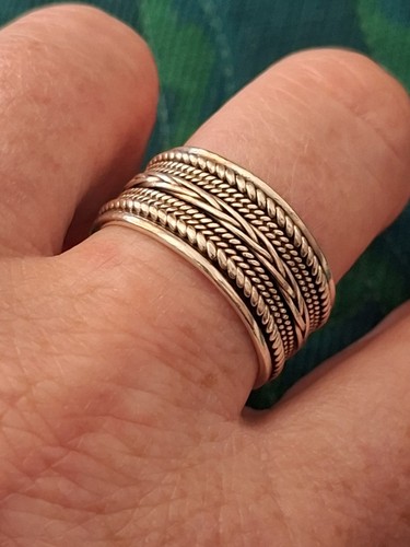 Sterling silver bali - silver, ring