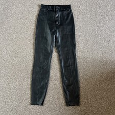 ZARA FAUX LEATHER TROUSERS -
