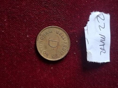 Bellfruit nottingham token - nottingham, d
