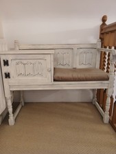 Telephone Table Seat Vintage 