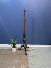 Antique Standard Lamp Mahogany