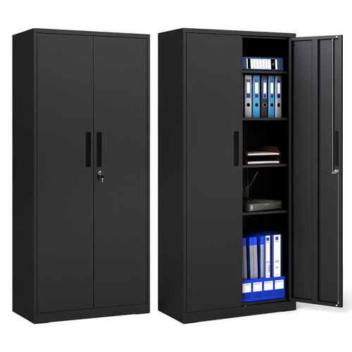 Costway metal storage - costway, cabinet