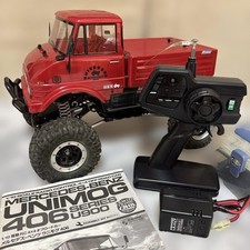 TAMIYA UNIMOG 406 1/10 Scale Electric RC 4x4 Off-Road Truck Red Rare