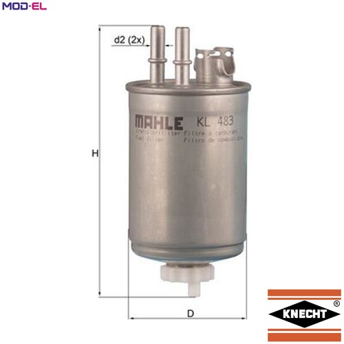 Fuel filter 483 for ford - fuel, kl