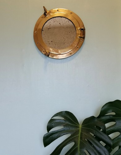 Old solid heavy brass - solid,