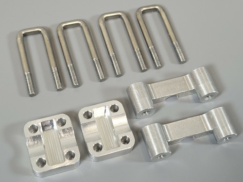Aluminum axle bracket bolt - bracket,