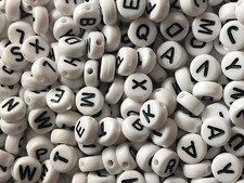 100 or 200pcs 7mm white flat