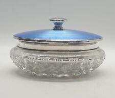 Antique Sterling Silver & Blue