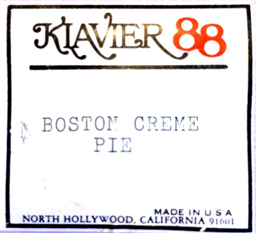 Klavier boston creme pie - boston,