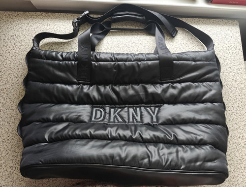 Dkny black quilted - black, logo