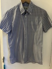 Jump The Gun mod Checked Short Sleeve Shirt Men's -small