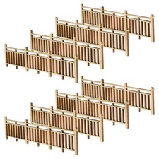  10 Pcs Wooden Model Railing