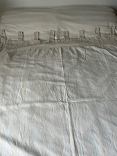 Mamas & Papas cream tab top curtains. Width 51 inches, Length 62 inches.