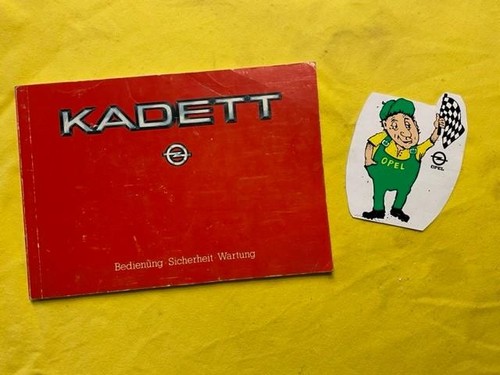 Original owners manual cadet - original,