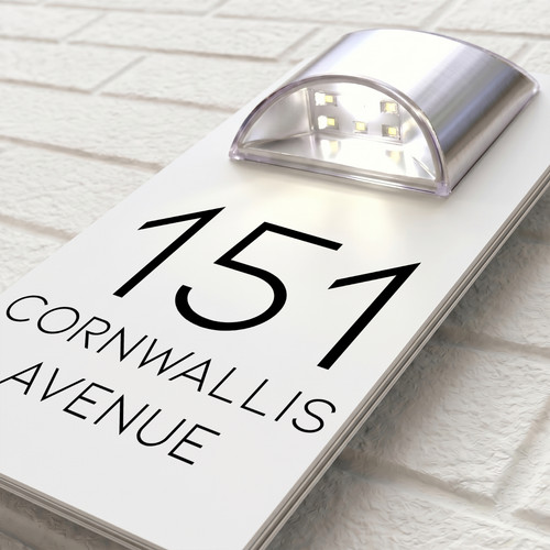 House number plaques - house,