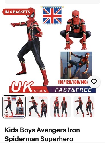 Kids boys avengers iron - boys,