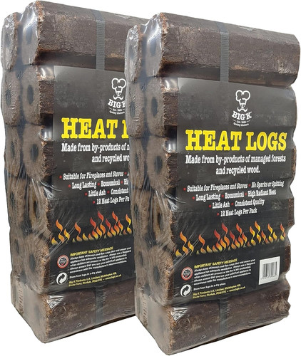 Eco wood fire heat logs - eco,