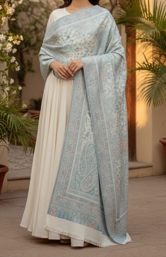 100 fine pashmina wool shawl - 100%,