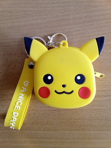 Pokemon pikachu pouch keyring - pouch,