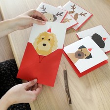 Dog Breed Christmas Card by