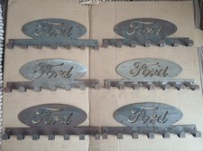 Ford Script Metal Key / Coat Hanger Wall Art Badge Sign Garage Mancave