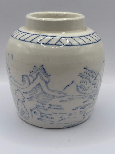 Old stoneware ginger jar
