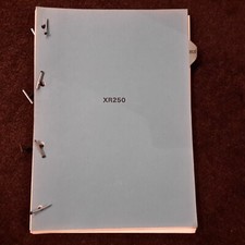 Original Honda Worshop manual XR250