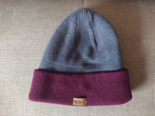 Weird fish knit cuff beanie - weird,
