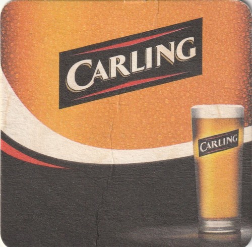 Beer mat carling - mat,