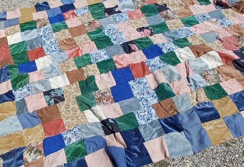 Unusual vintage quilt - quilt, top
