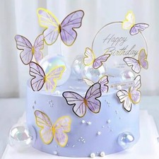 Butterfly Cake Toppers 10 pcs
