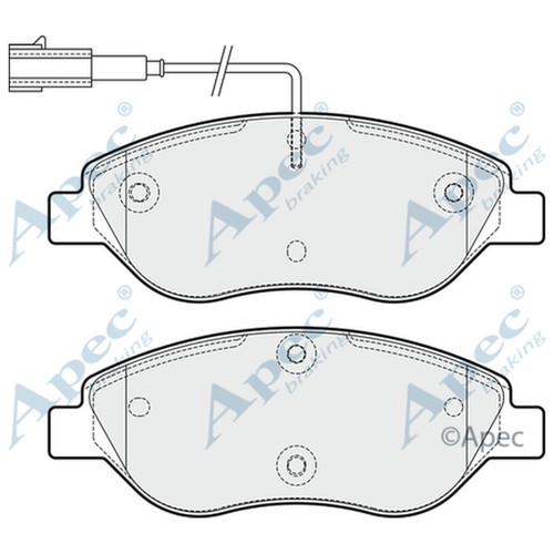 Brake pads set for - brake,