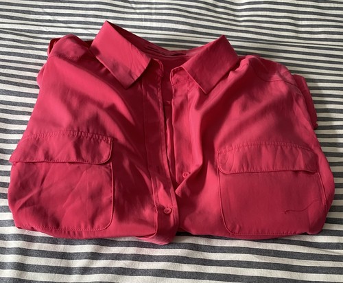Ladies pink blouse with - pink,