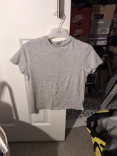 M&S Boys Grey T Shirt Size 8-9 Year