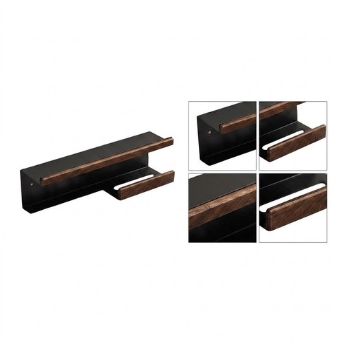 Wooden toothbrush holder - wooden,