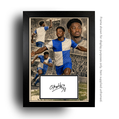 Bobby kamwa hand signed comic - hand,