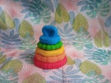 Baby Einstein Stack & Teethe Multi-Textured Easy-To-Grasp 5-Piece Teether Toy