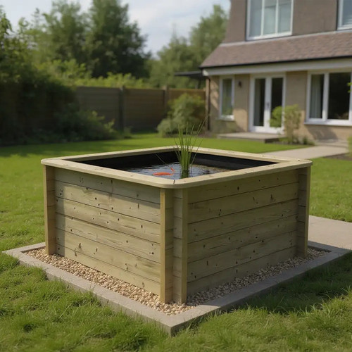 Wooden pond x 1 5m - 1.5m, 1.5m