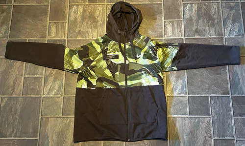 Nike men black - black/green, camo