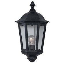 Black outdoor traditional - black, half
