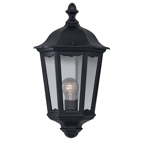 Black outdoor traditional half - outdoor,