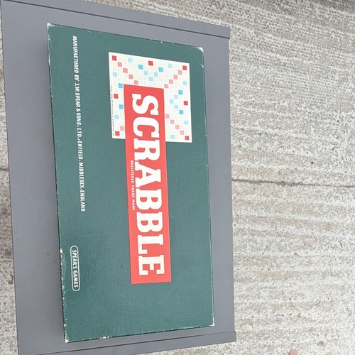 Vintage scrabble board - vintage, game