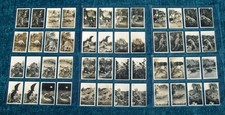 PEEPS INTO PREHISTORIC TIMES Full Set Large 1930 Cavanders cards Model Dinosaur