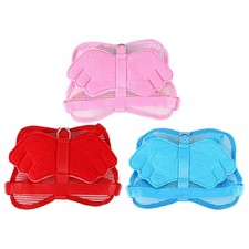 DOG HARNESS LEAD TEACUP XS PUPPY CAT CHIHUAHUA SHOW STRIPY YORKIE PINK BLUE