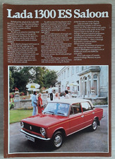 Lada 1300 ES Saloon Leaflet / Brochure c.1978