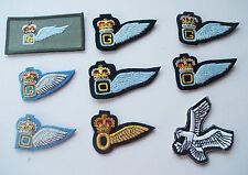 ARMY AIR CORPS CLOTH BADGES - 9 TYPES AVAILABLE