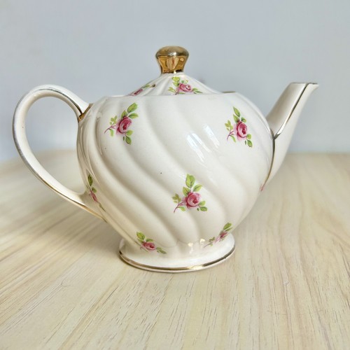 Vintage sadler rose teapot - sadler,