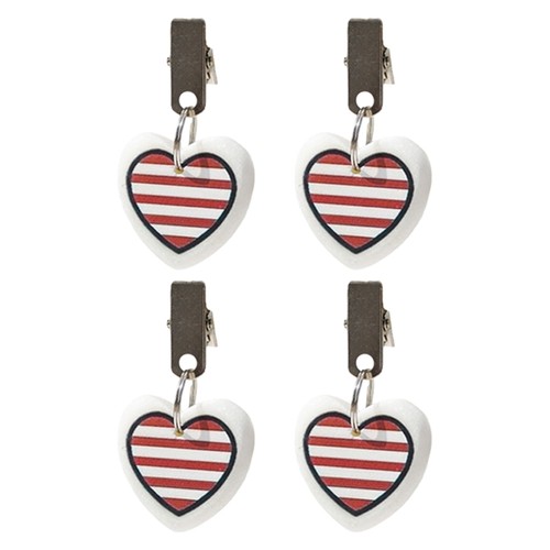 4pcs artistic heart - 4pcs,